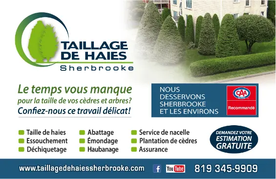 Section 2 - Emploi - Taillage de Haies Sherbrooke